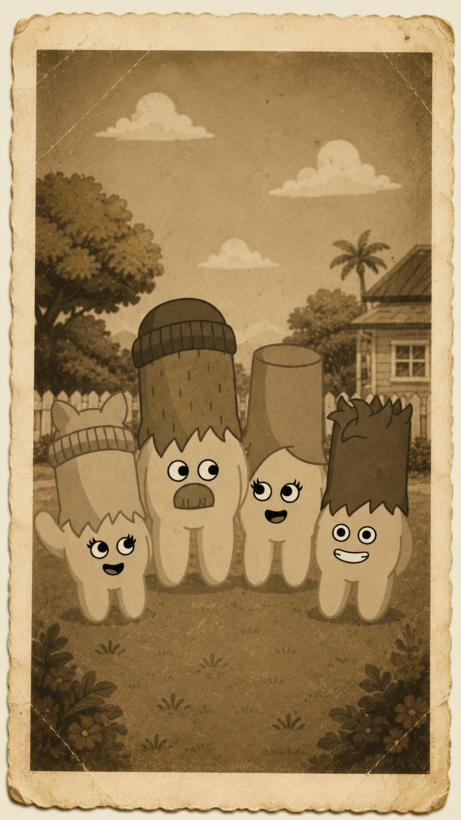 Family photo wallpaper